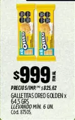 Oreo - GALLETTITAS OREO GOLDEN