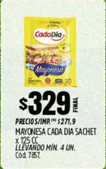 Dia - Mayonesa Cada  sachet