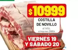 COSTILLA DE NOVILLO
