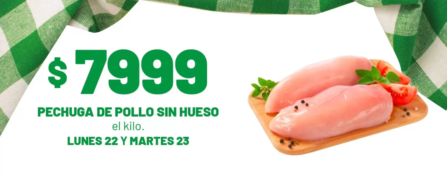 PECHUGA DE POLLO SIN HUESO