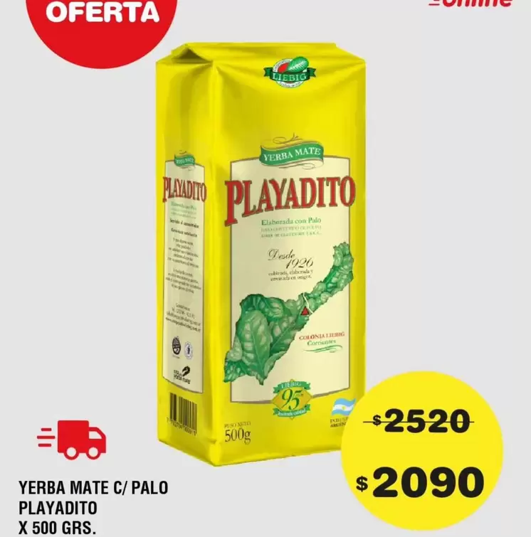 Playadito - YERBA MATE C/ PALO