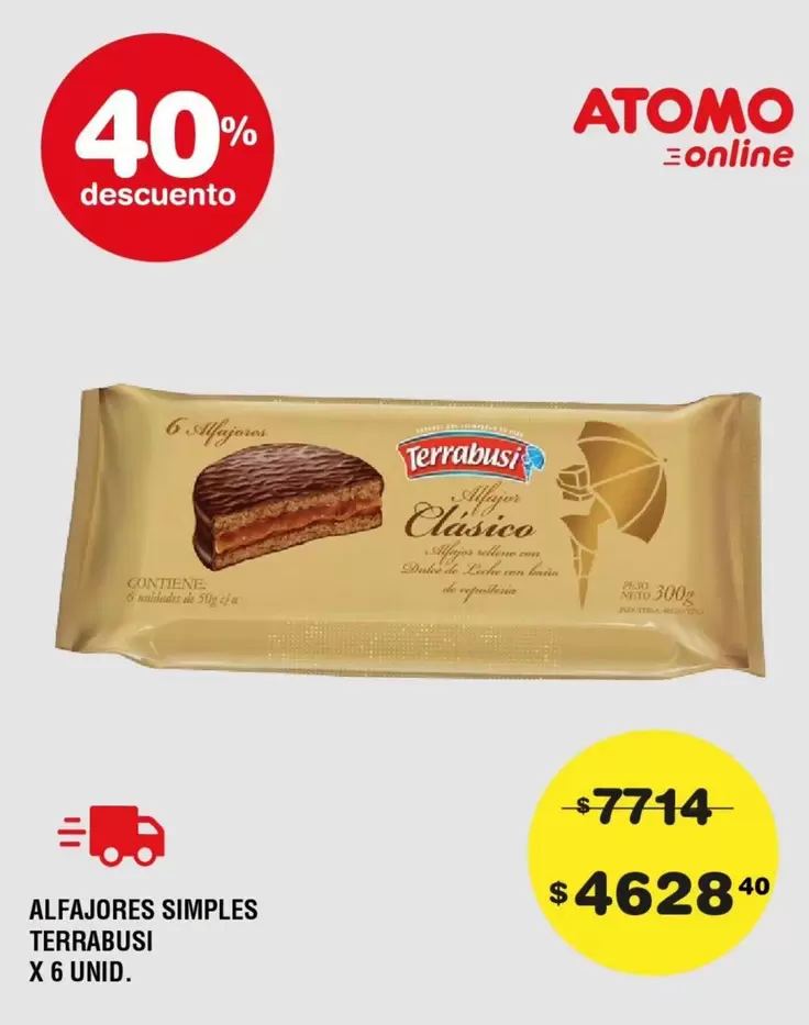 Terrabusi - ALFAJORES SIMPLES