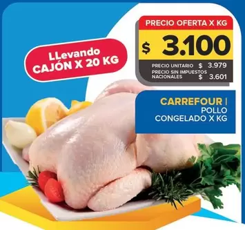 Carrefour - Pollo Congelado