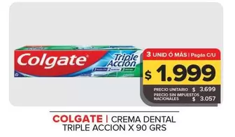 Colgate - Crema Dental Triple Accion