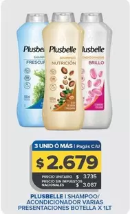 Plusbelle - Shampoo/Acondicionador