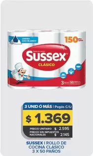 Sussex - Rollo De Cocina Clasico