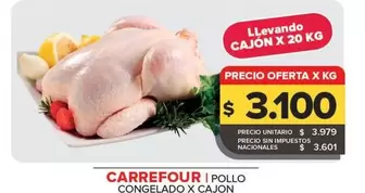 Carrefour - Pollo Congelado