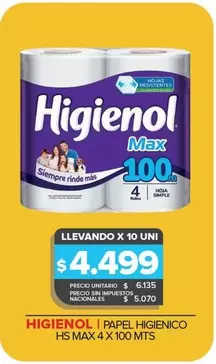 Higienol - Papel Higienico