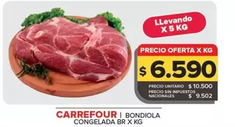 Carrefour - Bondiola Congelada