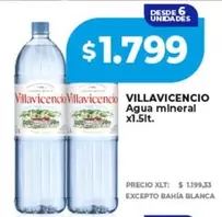 Villavicencio - Agua mineral