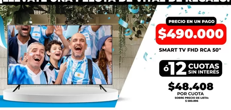 RCA - SMART TV FHD  50"