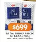 Primer Precio - Sal fina