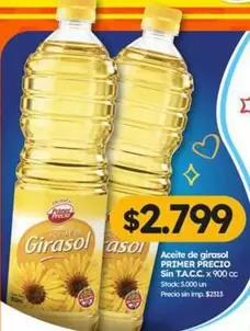 Primer Precio - Aceite de girasol