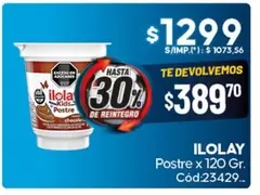 Ilolay - Postre x 120 Gr. C	ext{ód}:23429