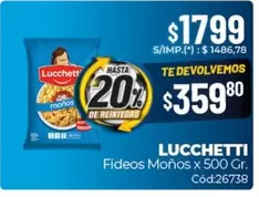 Lucchetti - Fideos Moños