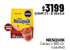 Nesquik -  Cacao x 360 Gr.