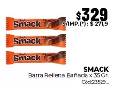 X$ - Barra Rellena Bañada x 35 Gr. Cód:23529