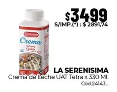 X$ - Crema de Leche UAT Tetra