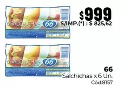 66 - Salchichas x 6 Un.