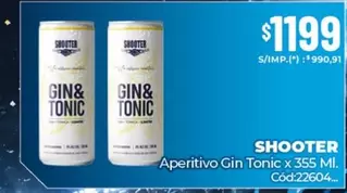 X$ - Aperitivo Gin Tonic x 355 Ml. Cód:22604
