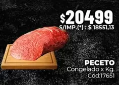 X$ - PECETO Congelado x Kg. Cód:17651