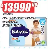 Babysec - Pañal Ultra-Soft Jumbo