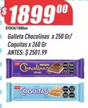 Marolio - Galleta Chocolinas x 250 Gr / Coquitas x 260 Gr