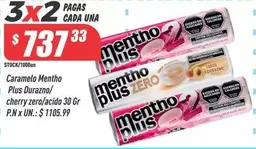 Una - Caramelo Mentho Plus