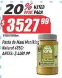 King - Pasta de Mani Natural