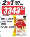 Una - Yogur LS Vainilla Entero Sachet