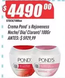 Crema Pond's Rejuveness Noche/ Dia/ Clarant