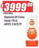 Off - Repelente Crema Family