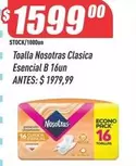 Nosotras - Toalla Clásica Esencial B 16un