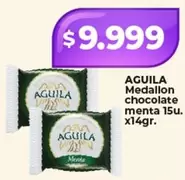 Aguila - Medallon Chocolate Menta
