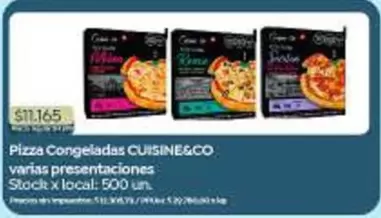 X$ - Pizza Congeladas