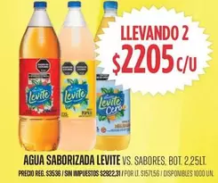 Levité - Agua saborizada Levite