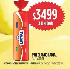 Lactal - PAN BLANCO