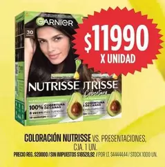 GARNIER - COLORACIÓN NUTRISSE