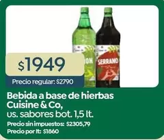 Cuisine - Bebida a base de hierbas
