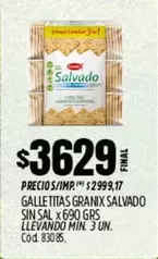 Granix - Galletitas  Salvado
