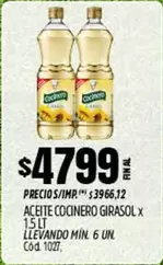 Cocinero - ACEITE COCINERO GIRASOL