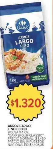 Carrefour - Arroz Largo Fino
