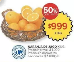 Carrefour - NARANJA DE JUGO