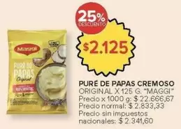 Maggi - PURE DE PAPAS CREMOSO