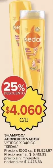 Sedal - SHAMPOO/ACONDICIONADOR