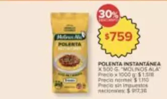 Molinos Ala - POLENTA INSTANTÁNEA