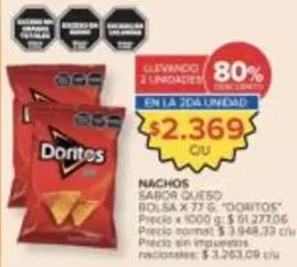 Doritos - NACHOS Sabor Queso