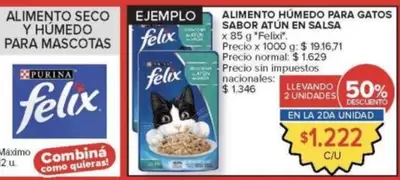 felix - ALIMENTO HÚMEDO PARA GATOS SABOR ATÚN EN SALSA