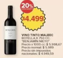 Malbec - VINO TINTO MALBEC