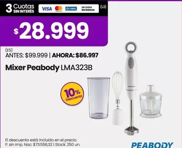 Peabody - Mixer  LMA323B